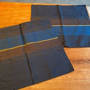 2 x Silk Pillow Covers 19” IKEA